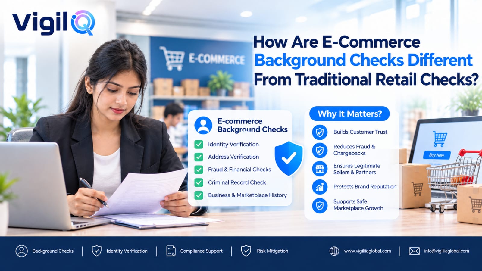 How Are E-Commerce Background Checks Different From Traditional Retail Checks