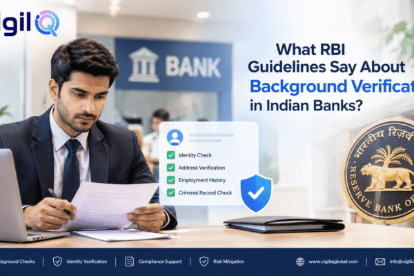 What Are the Compliance Requirements for Background Verification in Indian Banks (RBI Guidelines)?
